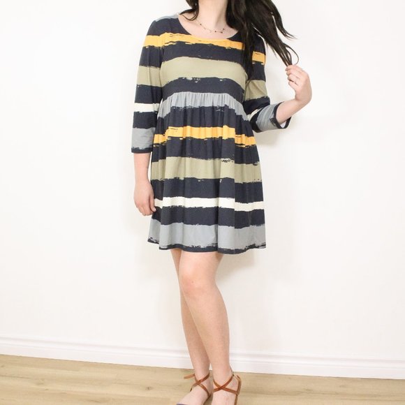 Nanu Striped Skater Dress - Picture 3 of 8